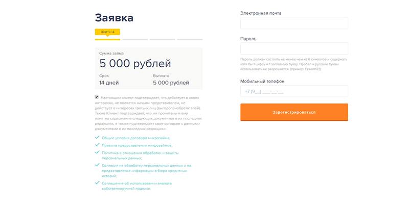 Взять займ в Езаем в Зубцове
